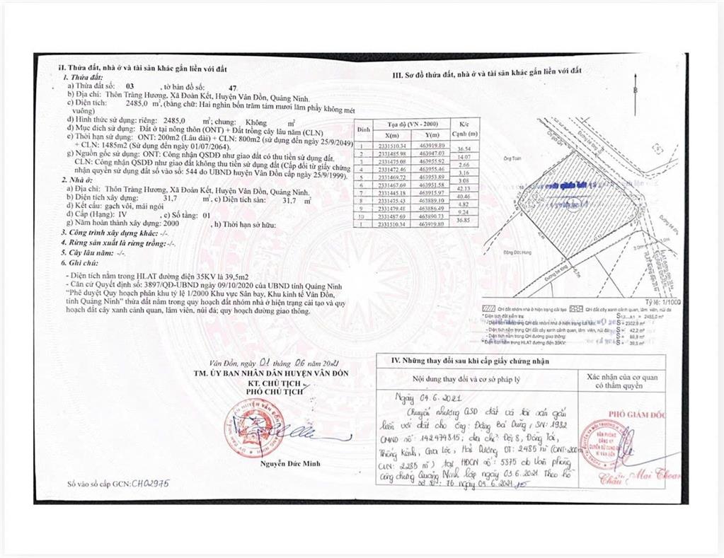 Cần bán lô đất đẹp đặc khu vân đồn