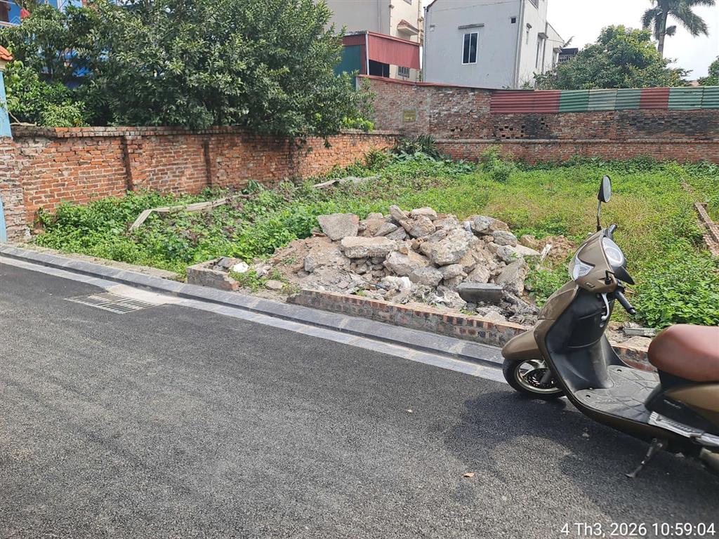 Hàng hiếm đông anh  bán gấp 66m² khê nữ, nguyên khê  đường thông ô tô