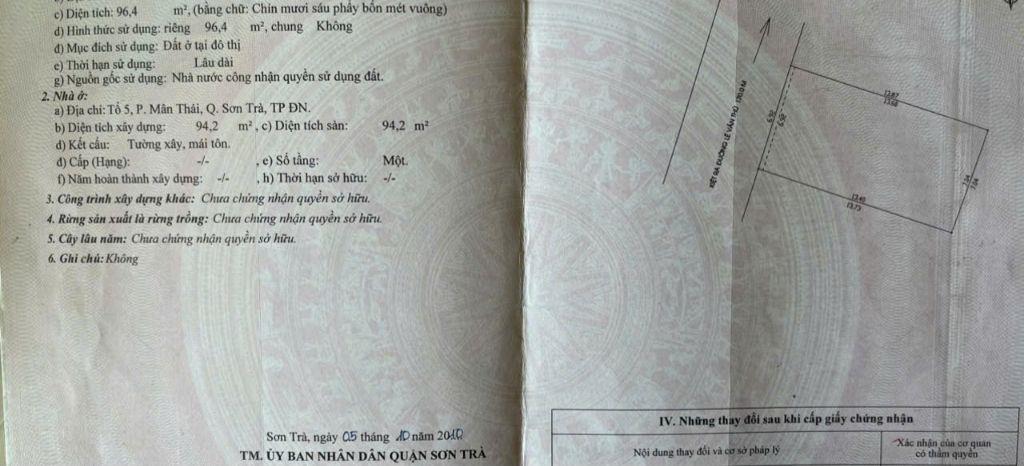 🌊 BÁN ĐẤT KIỆT 3M LÊ VĂN THỨ – SÁT BIỂN MÂN THÁI, SƠN TRÀ  