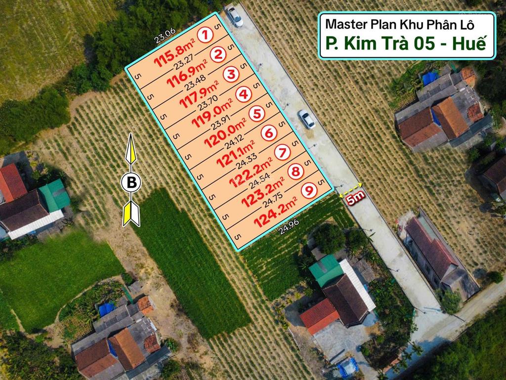 Đất ở ngay kênh giữ tiền an toàn cho giai đoạn này  520 triệu