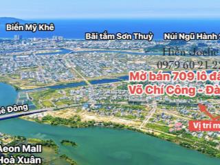 Đất nền đường võ chí công đà nẵng ngay trung tâm làng đại học, bên cạnh aeon mall  giá tốt nhất.