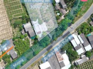Siêu phẩm nhà mặt tiền kcn 250ha long an 3000m2 ngang 35x100m chỉ 6,7 tỷ đường rộng 15m