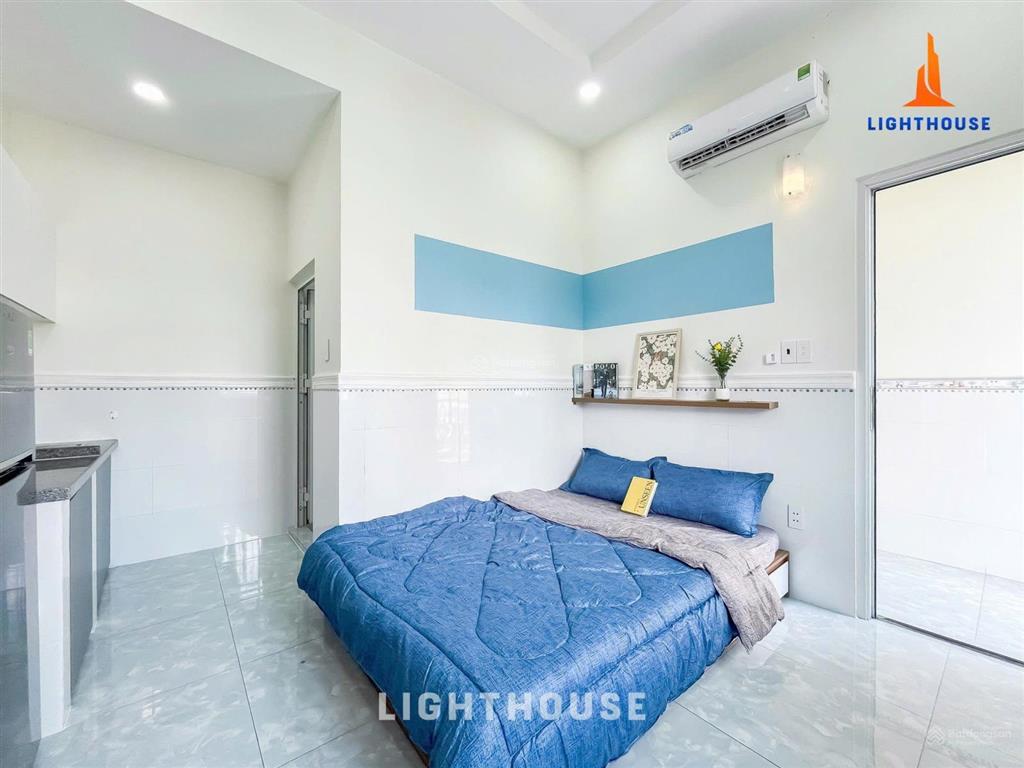 Studio thoáng mát full nt ngã ngã 3 tân sơn  gần chợ hạnh thông tây, có thang máy