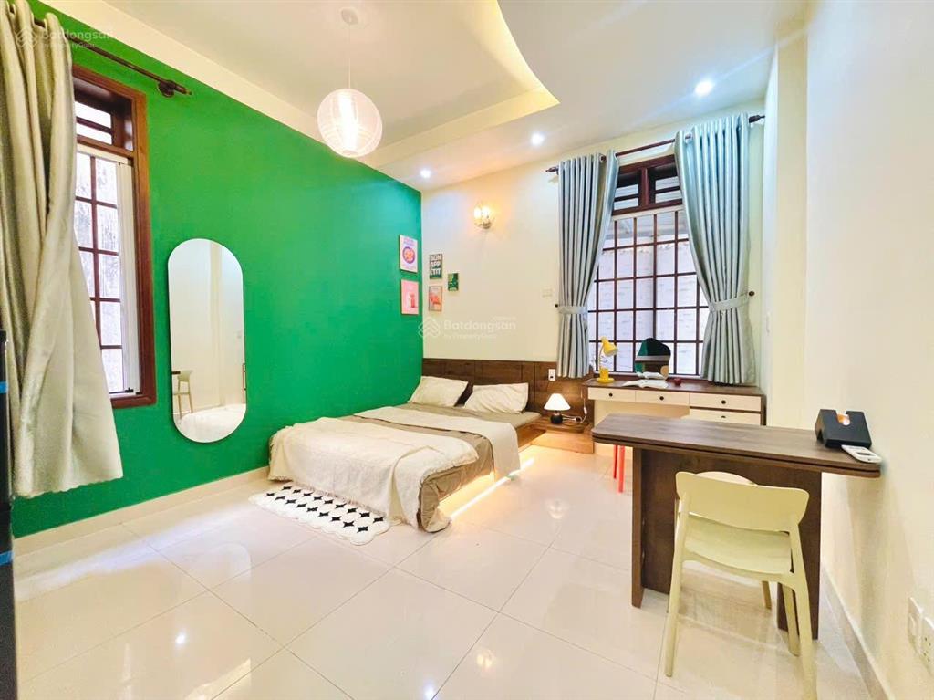 1 phòng ngủ tách bếp 35m2 có bancol siêu thoáng mát cuối dương quảng hàm gần chợ an nhơn  đầy đủnt