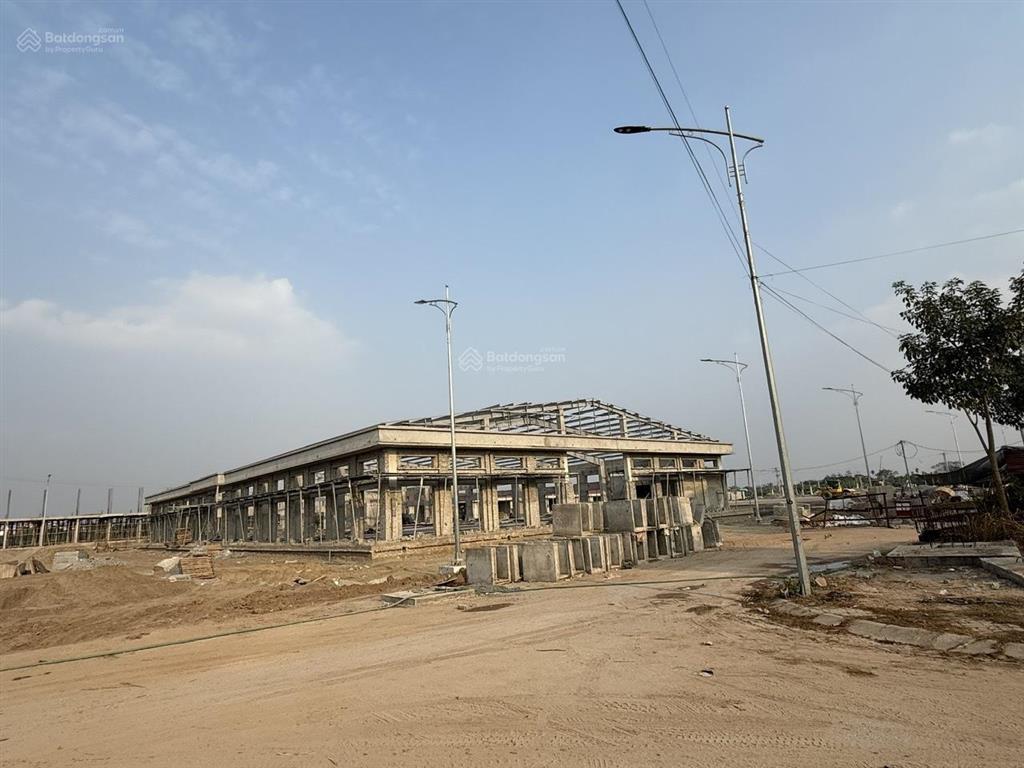 Bán gấp 100m2 dãy b mặt chợ mới đông tảo, khoái châu, thương lượng sâu