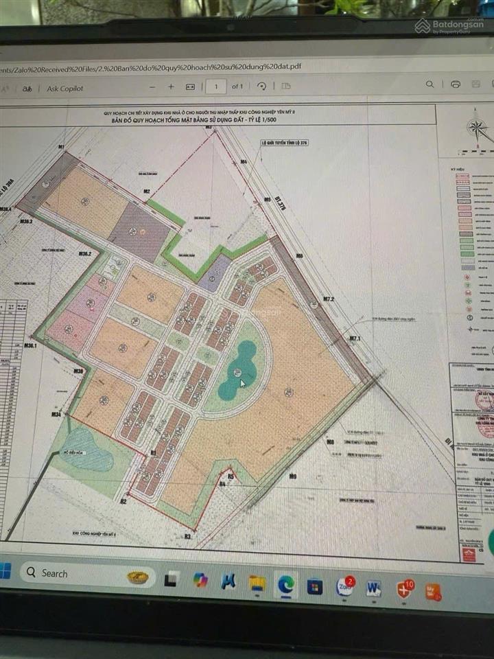 Bán 26.000m2 đất tmdv vòng xoay yên mỹ, hưng yên