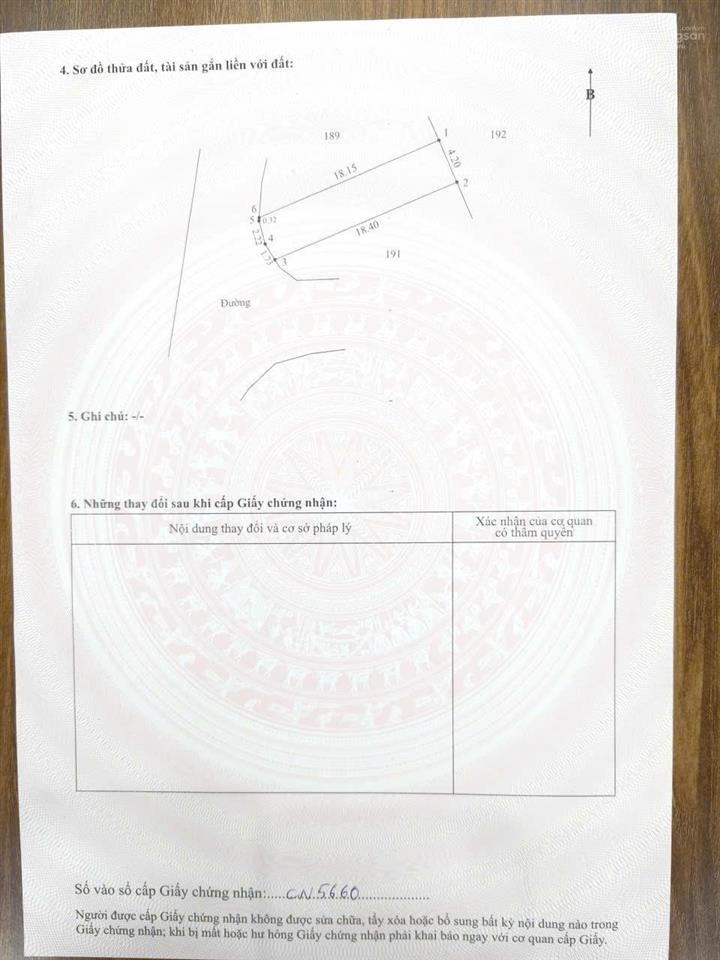 Chính chủ bán đất đức hợp, giá chỉ 22 triệu/m2