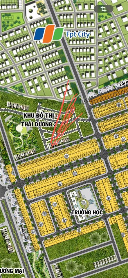 Bán đất khu đô thị số 4 dt 122,5m2 sát fpt giá 3 tỷ 850, có lô 7x 20m hợp đồng giá 2,880 tỷ