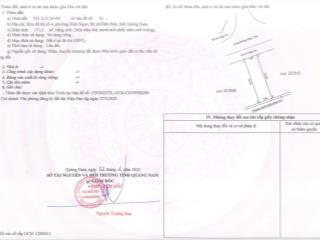 Hàng nét khu số 4 dt 171,5m2 dt 7x24,5m giá 3,8 tỷ sổ đỏ ngay