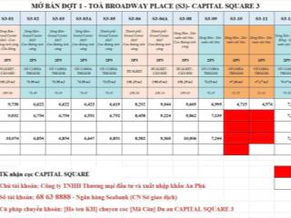 Bán cc 2pn, 2wc, 62 m2 tại capital square, giá 6,1 tỷ