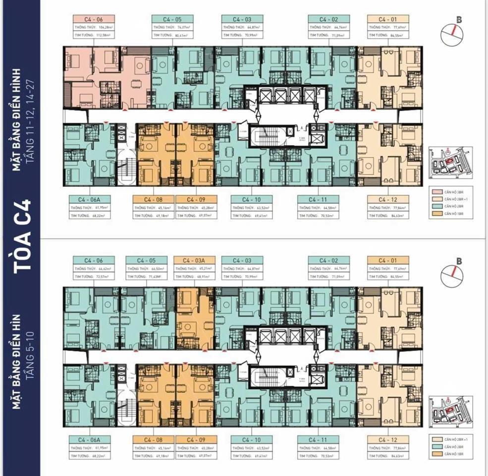 Bán cc 2pn, 2wc, 62 m2 tại capital square, giá 6,1 tỷ