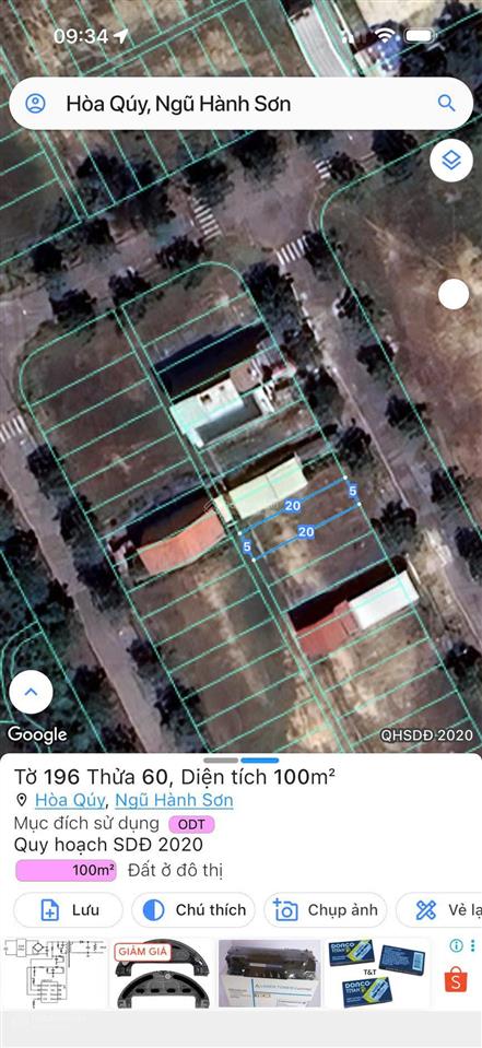 Bán đất tại nam kỳ khởi nghĩa, hòa quý, quận ngũ hành sơn, 3,55 tỷ, 100m² chỉ với giá siêu hời