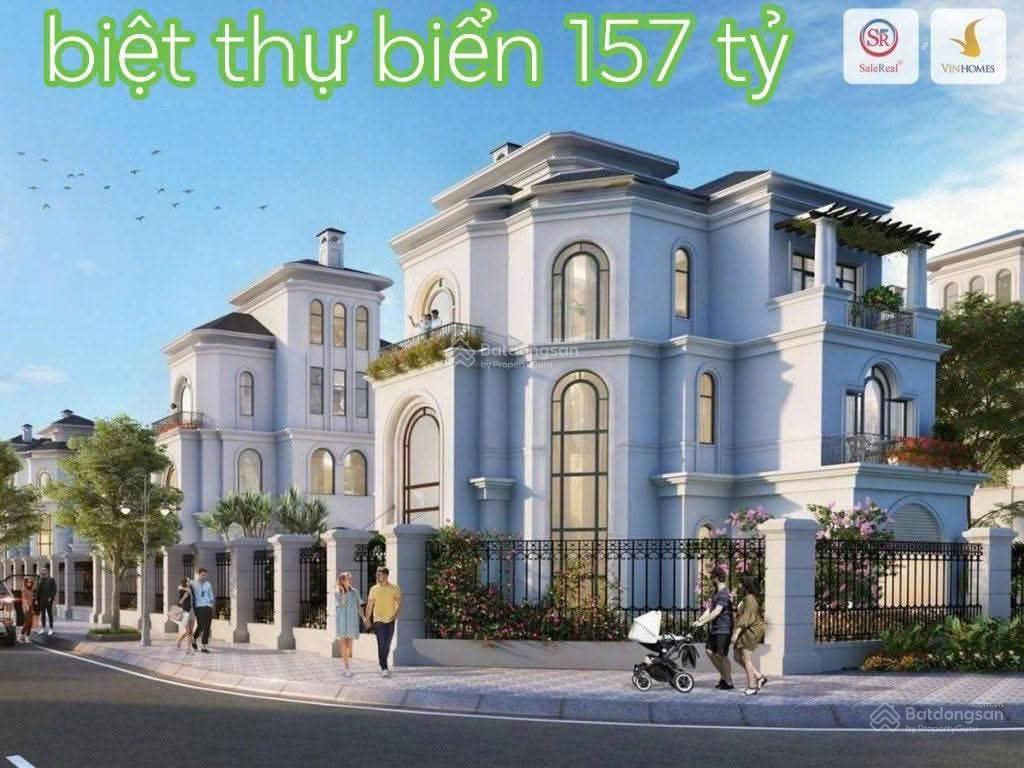 Dành cho giới siêu giàu tại vịnh biển đà nẵng 157 tỷ bán căn biệt thự view biển vinhomes hải vân