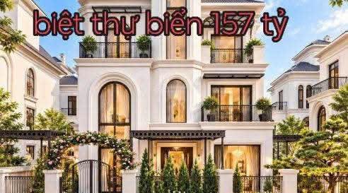 Dành cho giới siêu giàu tại vịnh biển đà nẵng 157 tỷ bán căn biệt thự view biển vinhomes hải vân