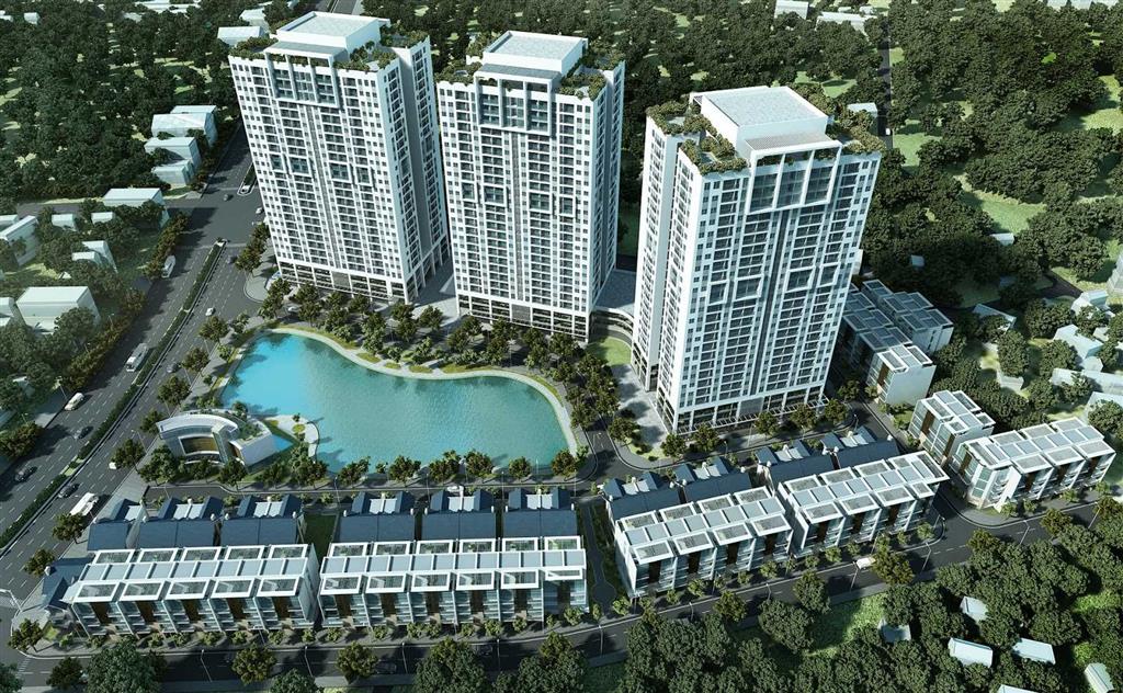 Bán căn hộ chung cư đẹp tại hateco apollo, 4,8 tỷ, 58,6m2 full đồ và view hồ, đa tiện ích