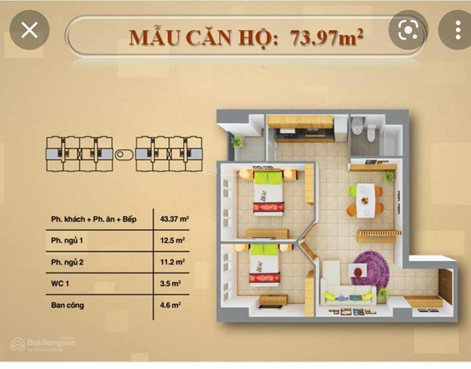 Bán chung cư tín phong 12 view ngay khu 38 ha rộng đẹp gần metro tham lương