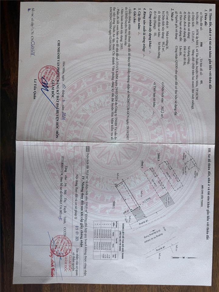 NHÀ ĐẸP GIÁ TỐT – CẦN BÁN MT TÔ KÝ – Xã Tân Xuân, Huyện Hóc Môn, TP.HCM