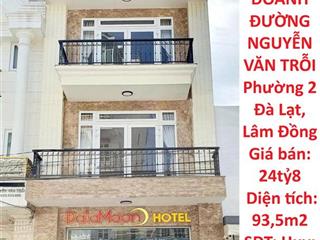 CẦN BÁN KHÁCH SẠN ĐANG KINH DOANH TẠI ĐƯỜNG NGUYỄN VĂN TRỖI Phường 2 Đà Lạt, Lâm Đồng
