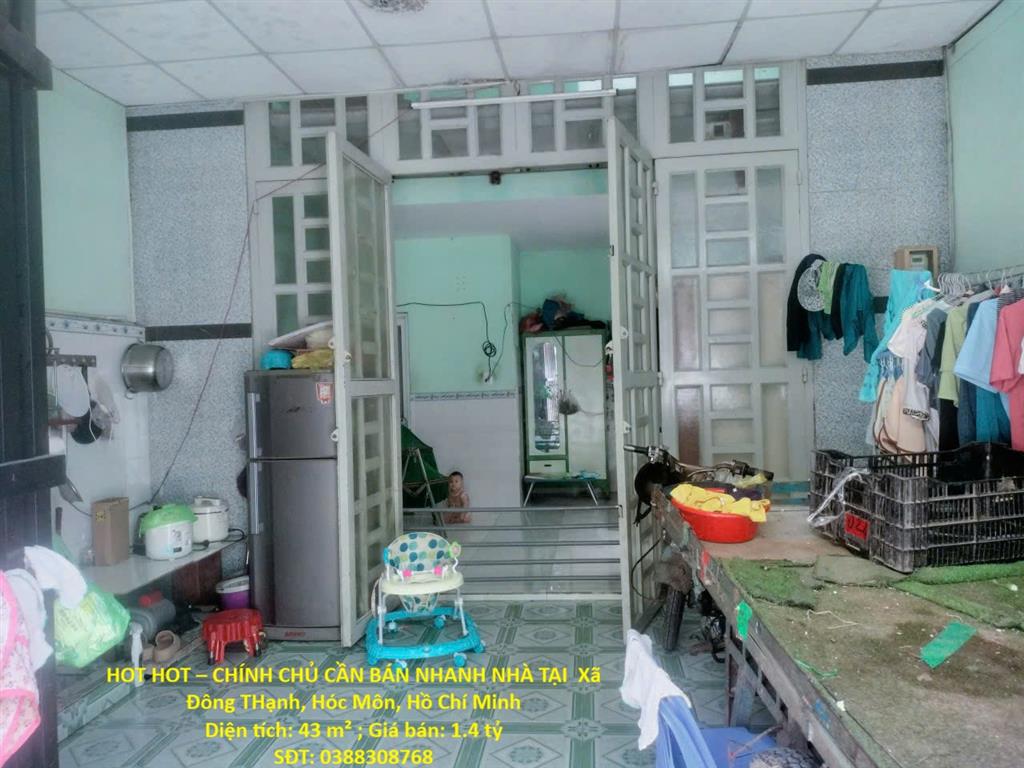 HOT HOT – CHÍNH CHỦ CẦN BÁN NHANH NHÀ TẠI  Xã Đông THạnh, Hóc Môn, Hồ Chí Minh