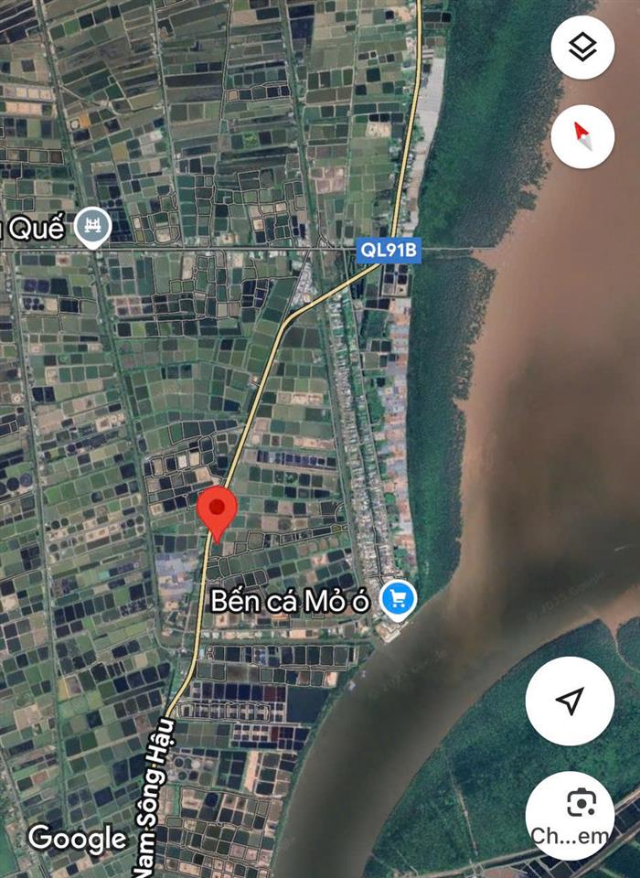CƠ HỘI ĐẦU TƯ – BÁN  ĐẤT MẶT TIỀN NAM SÔNG HẬU, xã Trung Bình, Trần Đề, Sóc Trăng – 150M
