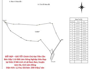 Chính Chủ Kẹt Tiền Cần Bán Gấp 1 Lô Đất Làm Nông Nghiệp Siêu Đẹp tại huyện Lâm Hà tỉnh