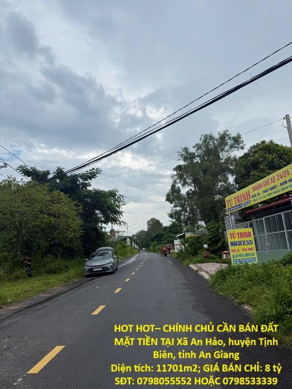 HOT HOT– CHÍNH CHỦ CẦN BÁN ĐẤT MẶT TIỀN TẠI Xã An Hảo, huyện Tịnh Biên, tỉnh An Giang