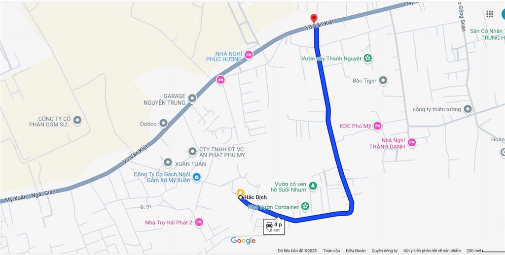 ĐẦU TƯ SINH LỜI - Chính Chủ Bán Lô Đất view Suối Nhum, phường Hắc Dịch, thị xã Phú Mỹ,