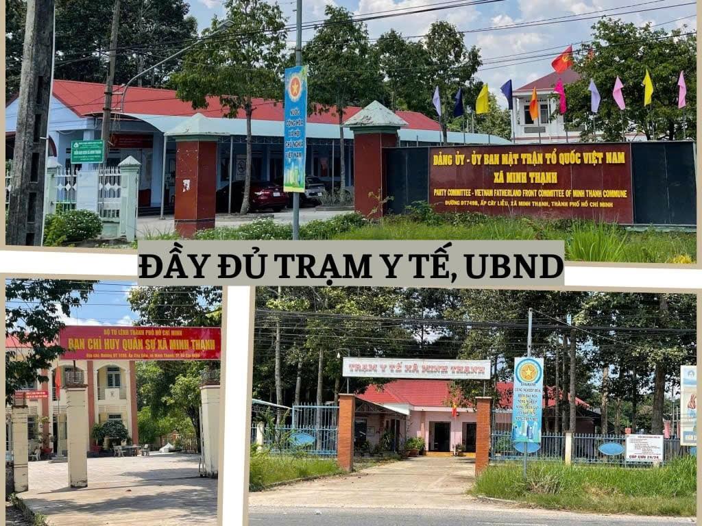 SỞ HỮU NGAY ĐẤT LIỀN KỀ CHỢ – TRƯỜNG HỌC – UBND Xã Minh Thạnh,  Dầu Tiếng, Bình Dương