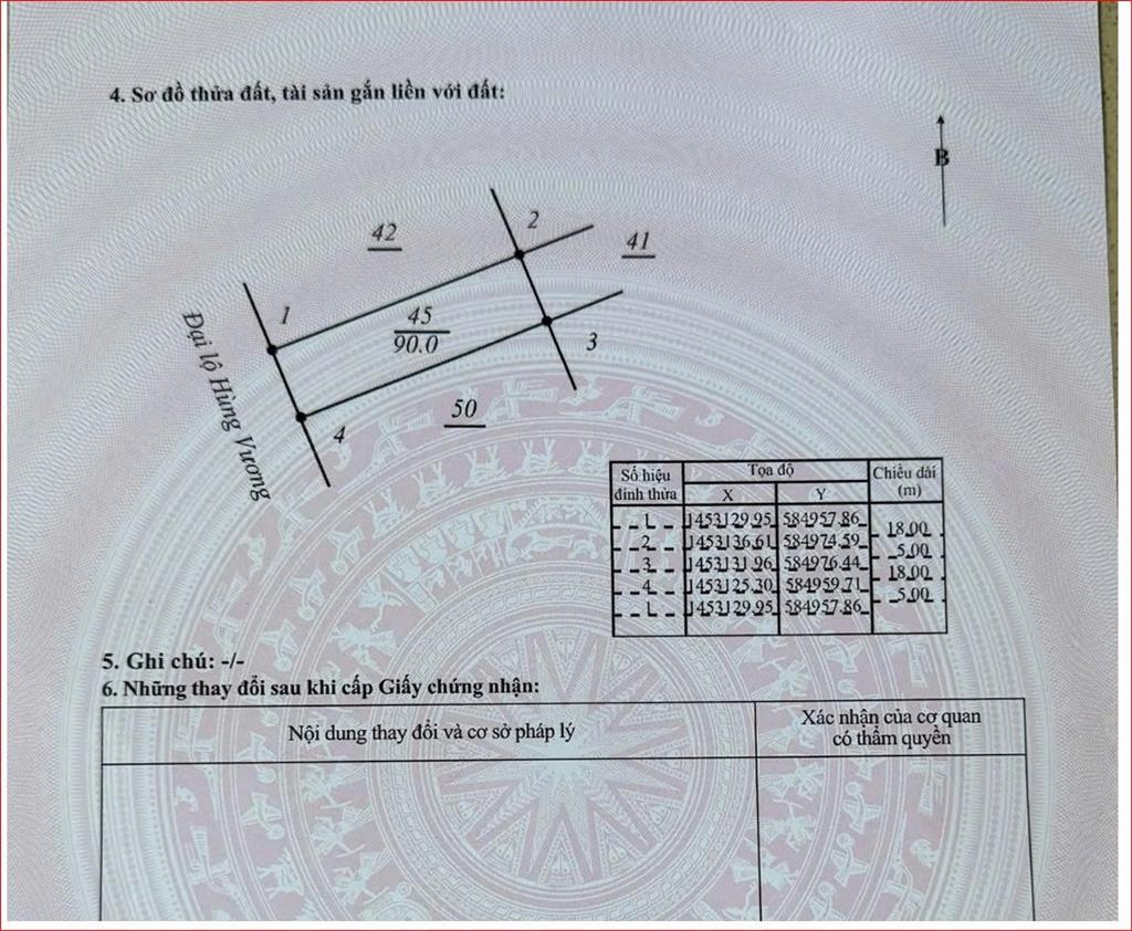 ĐẤT ĐẸP -GIÁ TỐT -CHÍNH CHỦ CẦN BÁN ĐẤT MẶT TIỀN Đại lộ Hùng Vương,P.Bình Kiến, TP.Tuy