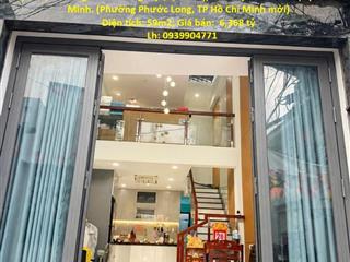 NHÀ ĐẸP- GIÁ TỐT BÁN NHANH CĂN NHÀ 2 mặt hẻm trước sau tại Phường Phước Long A Tp Thủ