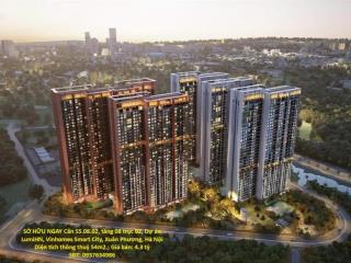 SỞ HỮU NGAY Căn S5.08.02, tầng 08 trục 02, Dự án LumiHN, Vinhomes Smart City, Xuân