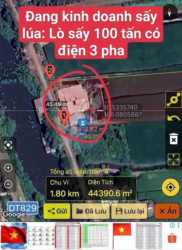 HOT ĐẦU TƯ SINH LỜI – CHÍNH CHỦ CẦN BÁN ĐẤT Tại Xã Tân Hòa, Huyện Tân Thạnh, Long An
