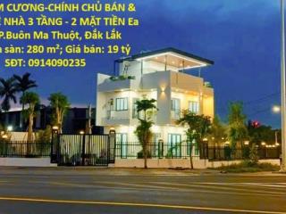 VỊ TRÍ KIM CƯƠNG-CHÍNH CHỦ BÁN & CHO THUÊ NHÀ 3 TẦNG - 2 MẶT TIỀN Ea Kao, TP.Buôn Ma
