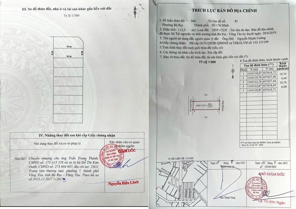 ĐẤT PHƯỚC HƯNG ĐẸP – GIÁ ĐẦU TƯ  – CHÍNH CHỦ CẦN BÁN Tại Phường Phước Hưng, TP Bà Rịa, Bà