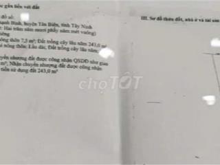 ĐẤT ĐẸP- GIÁ TỐT BÁN NHANH LÔ ĐẤT ĐẦU TƯ LÀ SINH LỜI TẠI huyện Tân Biên, tỉnh Tây Ninh