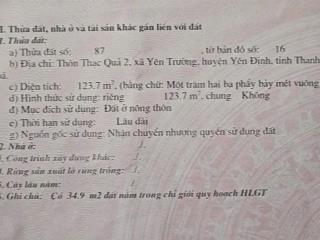HOT HOT – CẦN BÁN ĐẤT GẦN NHÀ XE HOÀNG ĐÔNG, PHỐ KIỂU, X. Yên Trường, H. Yên Định, T.