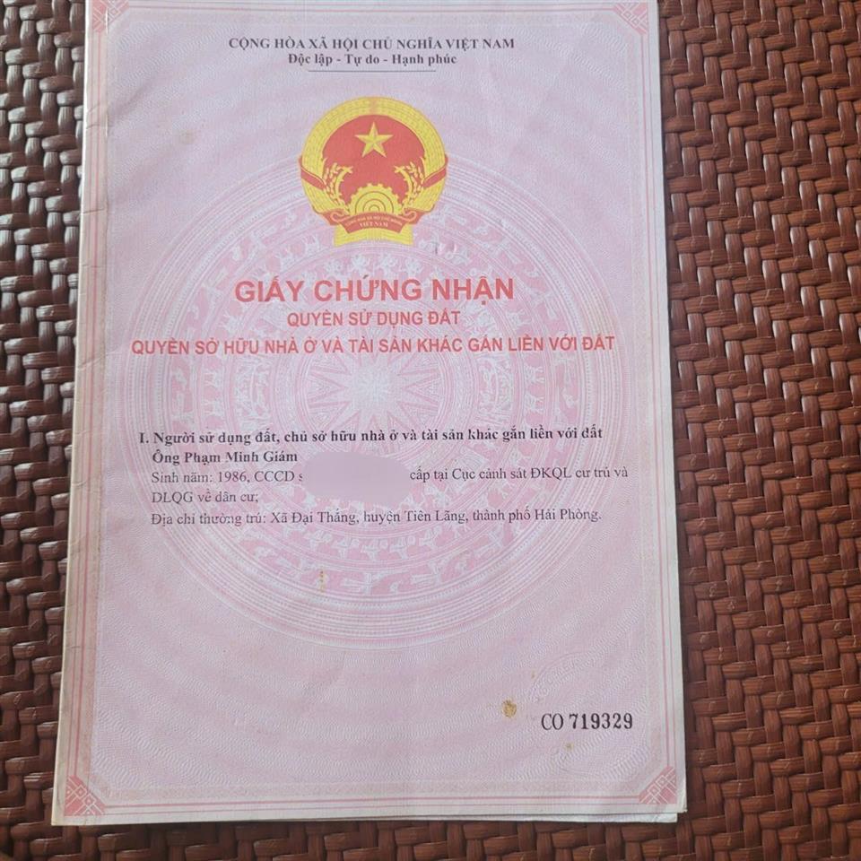 NHÀ ĐẤT CHÍNH CHỦ- GIÁ TỐT BÁN NHANH ĐẤT TẶNG KÈM NHÀ vị trí tại huyện Tiên Lãng thành