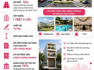Lô góc đối diện công viên quảng trường, nền giá tốt siêu đẹp chờ chủ mới