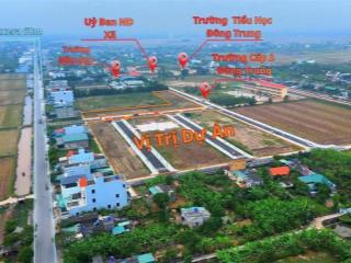CHÍNH CHỦ Cần Bán LÔ ĐẤT TĐC ĐÔNG TRUNG, TIỀN HẢI, THÁI BÌNH  - Vị Trí KINH DOANH ĐẸP