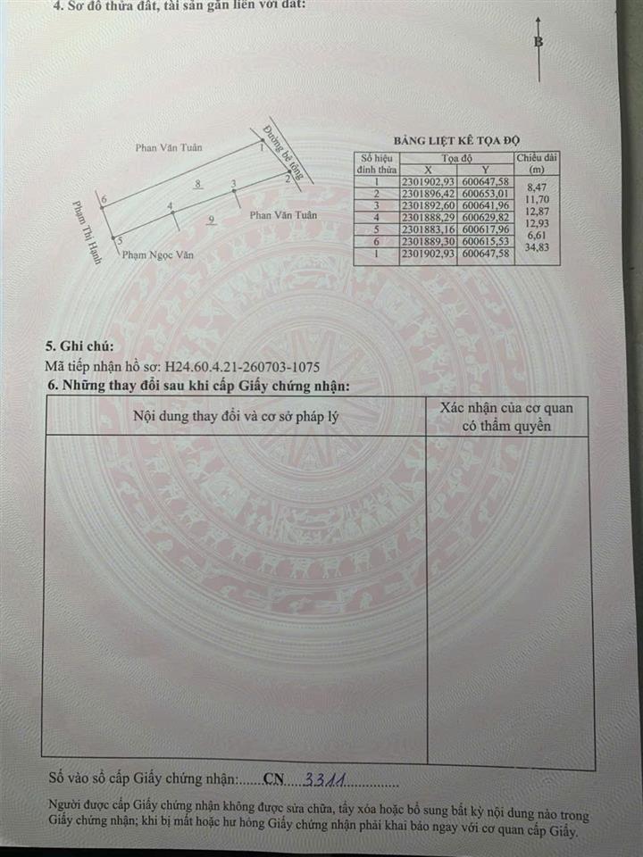 ĐẦU TƯ LÀ SINH LỜI - ĐẤT CHÍNH CHỦ Vị Trí An Thanh - Chí Minh - Hải Phòng ( Tứ Kỳ Hải