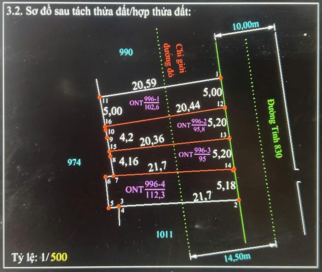 ĐẦU TƯ SINH LỜI  – CHÍNH CHỦ CẦN BÁN 3 LÔ ĐẤT Xã Phước Vân,  Cần Đước, Long An