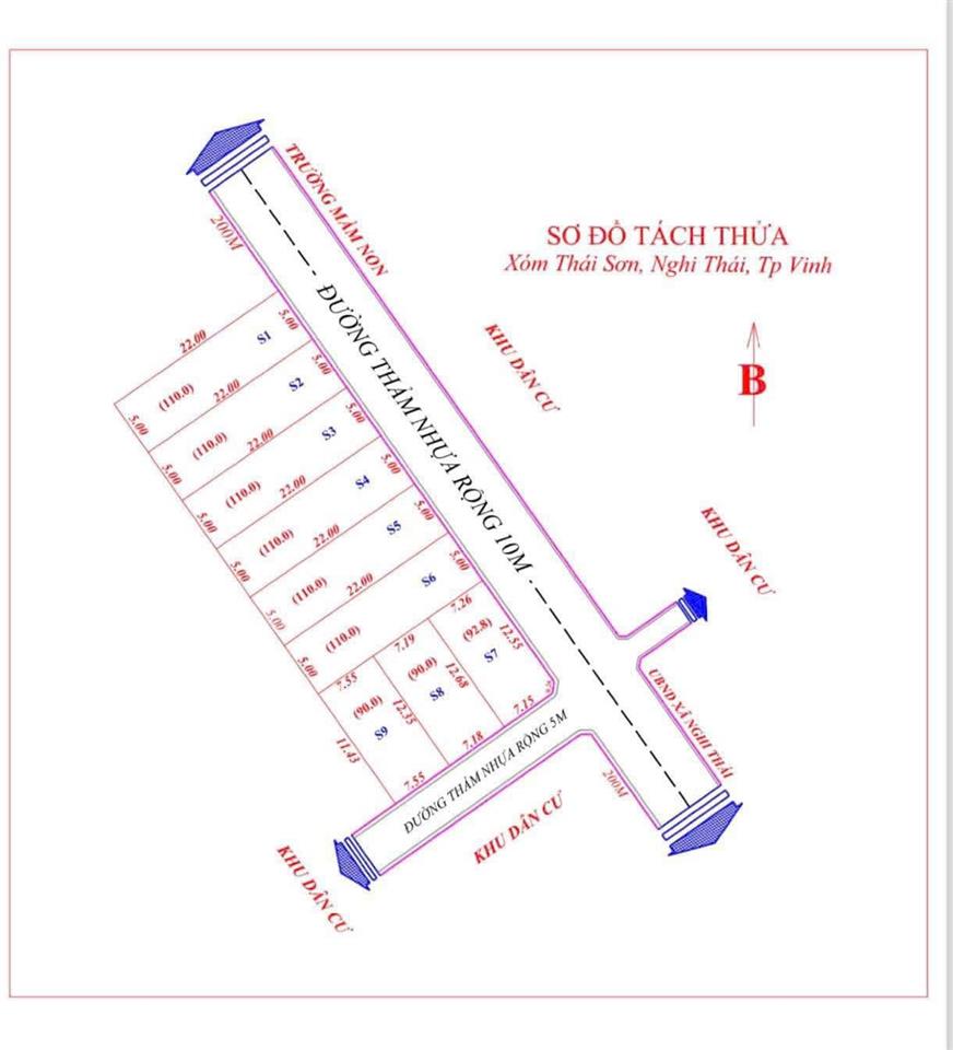 HOT HOT - CẦN BÁN NHANH Lô Đất TẠI Khối Thái Sơn, Phường Vinh Lộc, TP. Vinh, Nghệ An