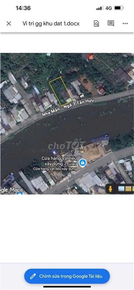 CHÍNH CHỦ CẦN BÁN TẠI Đường Nha Mân - Tân Hựu, Xã Tân Nhuận Đông,  Đồng Tháp