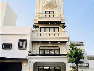 Bán biệt thự tân cổ điển đường số chợ tân mỹ 5 tầng  thang máy ngang 5,6x20m giá 35 tỷ tl