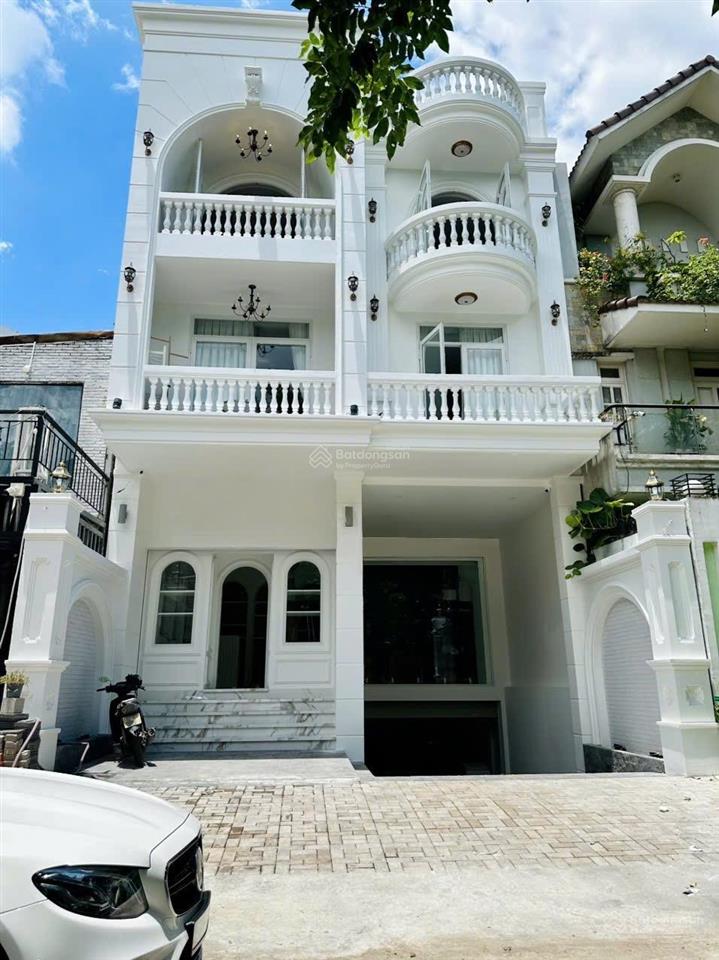 Biệt thự mới đẹp nam long trần trọng cung 5 tầng có hầm thang máy 8x24m thu nhập 140tr/th giá 45tỷ