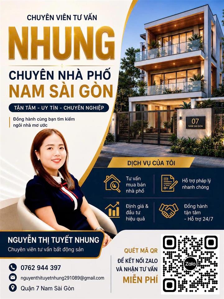 Bán nhà mặt tiền hẻm xe hơi 10m ra đường số 79  3 tầng ngang 4,7x17m chỉ 11,2 tỷ tl quận 7
