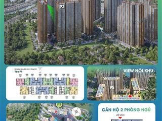 Chỉ nhỉnh 3 tỷ quý anh chị sở hữu ngay căn 2 ngủ tầng đẹp view thoáng.