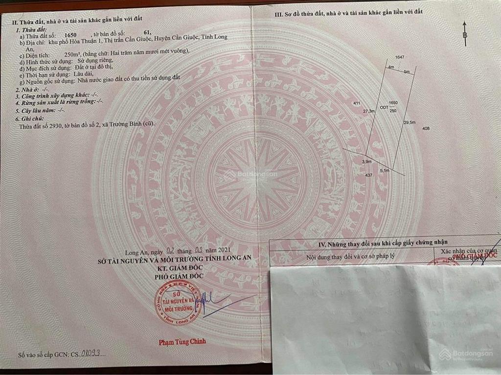 Nhà mặt tiền đt835 tt. cần giuộc cần bán