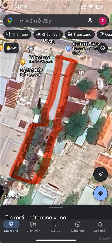 Nhà mặt tiền đt835 tt. cần giuộc cần bán