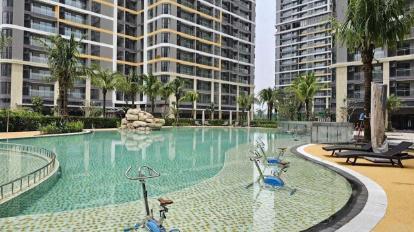 Cho thuê căn hộ 2pn 80m² bếp rèm giá tốt the beverly tiện nghi, view thoáng, gần siêu thị